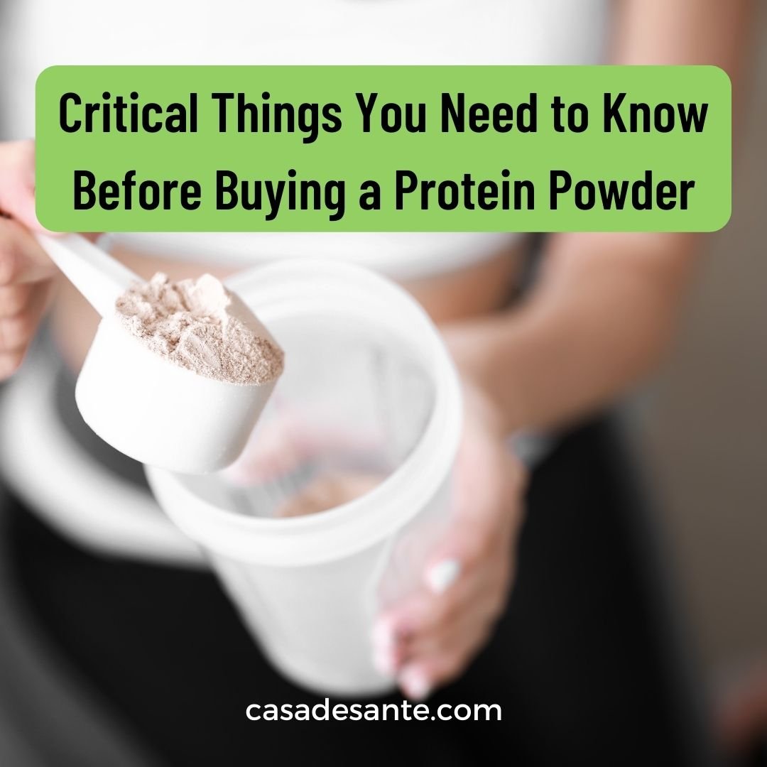 Critical Things You Need to Know Before Buying a Protein Powder – casa ...