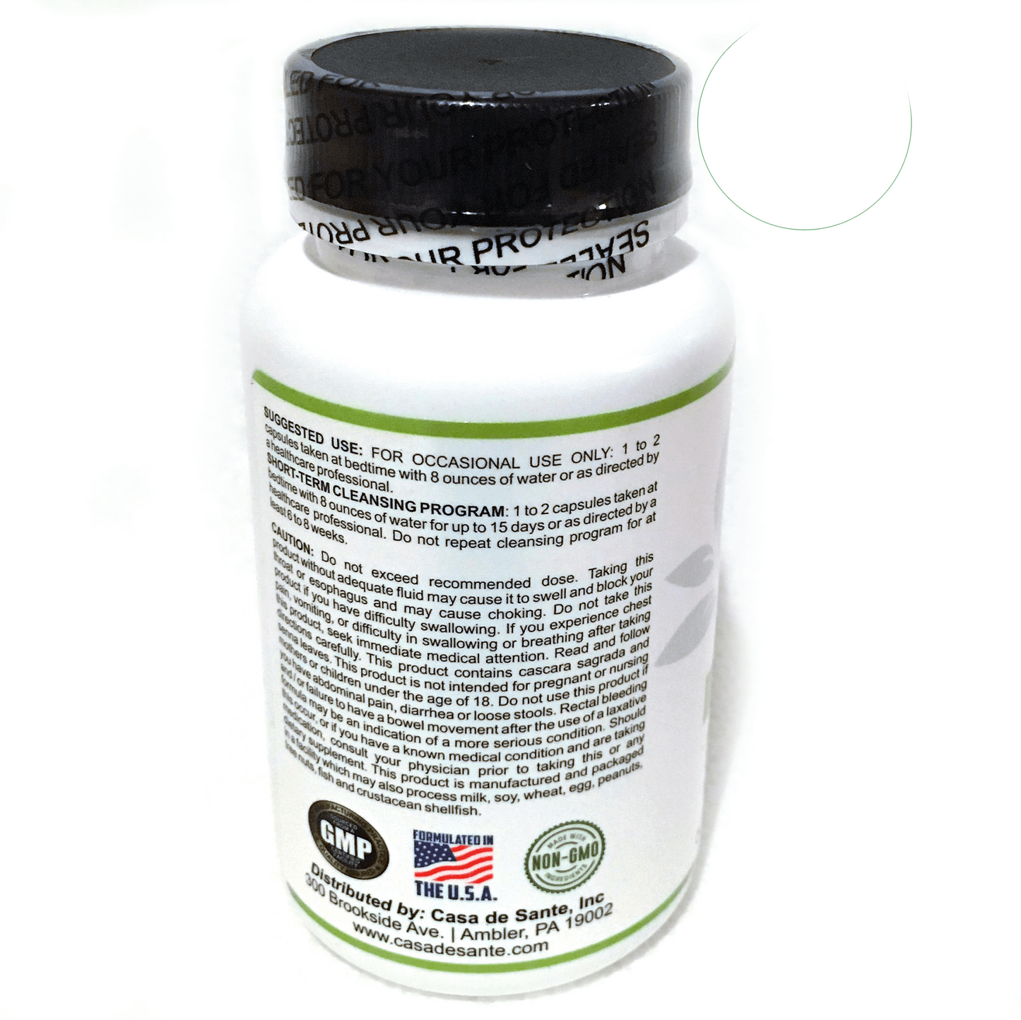 15 Day Colon Cleanse & Probiotic – Low FODMAP Certified Gut Friendly Gentle Herbal Vegan non-GMO Laxative, Gluten/Dairy/Soy Free - casa de sante