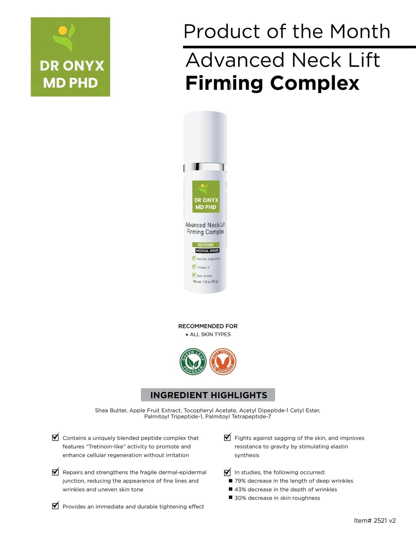 Advanced Neck Lift Firming Complex - casa de sante