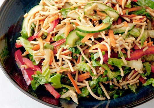 Low FODMAP Crunchy Noodle Salad Recipe