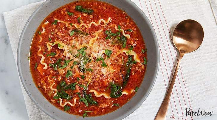 Low FODMAP Meat Lasagna Soup Recipe