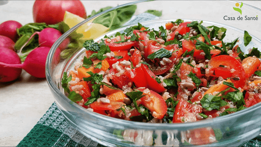 Low FODMAP Vegetarian Carrot Quinoa Salad Recipe