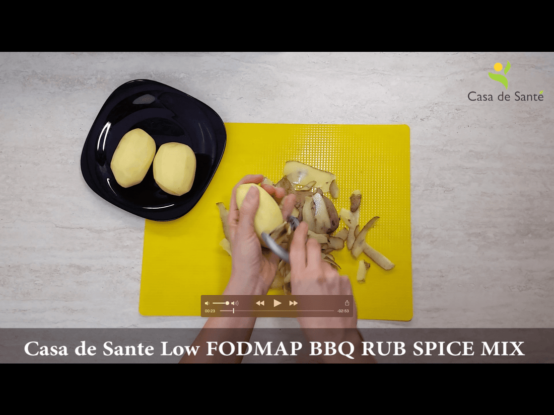Low FODMAP Vegetarian Baked Potato and Cheese  Recipe (Video)