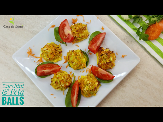 Low FODMAP Vegetarian Zucchini & Feta Balls Recipe