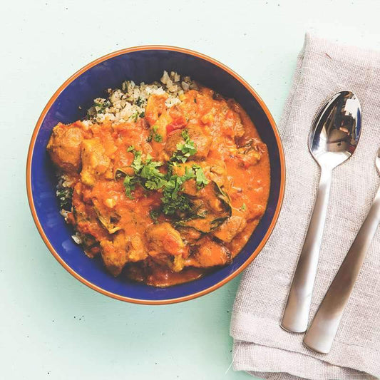 Ranch to Table: Chicken Curry with Cilantro-Cauliflower Rice