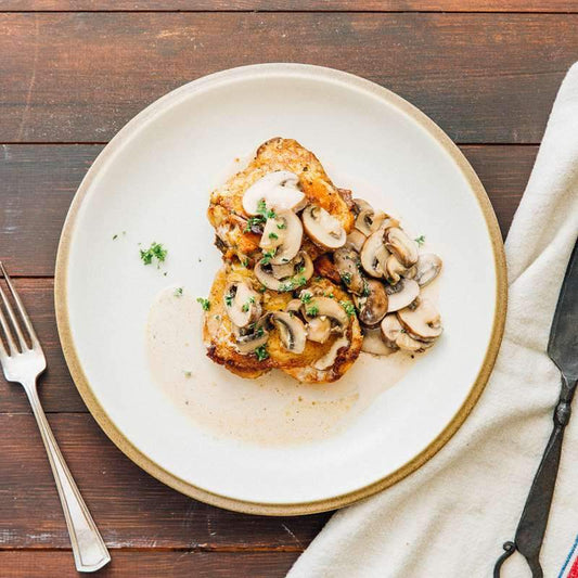 Steakhouse Classics: Chicken with Creamy Mushroom Gravy
