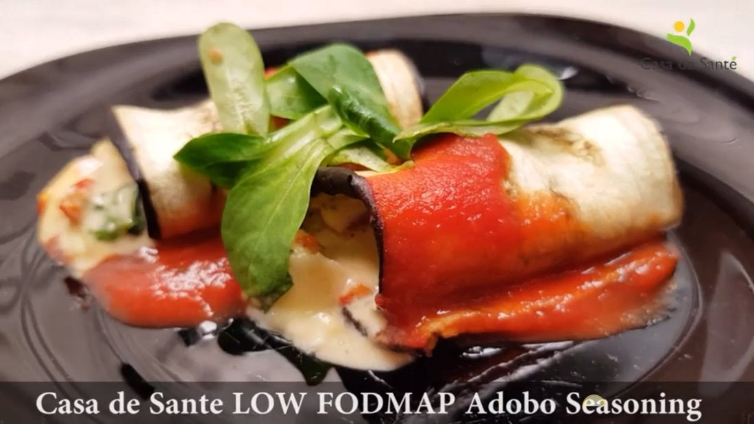Low FODMAP Vegetarian Eggplant Wraps Recipe (Video)