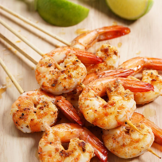 Low FODMAP Grilled Shrimp with Jalapeno Cilantro Dip Recipe
