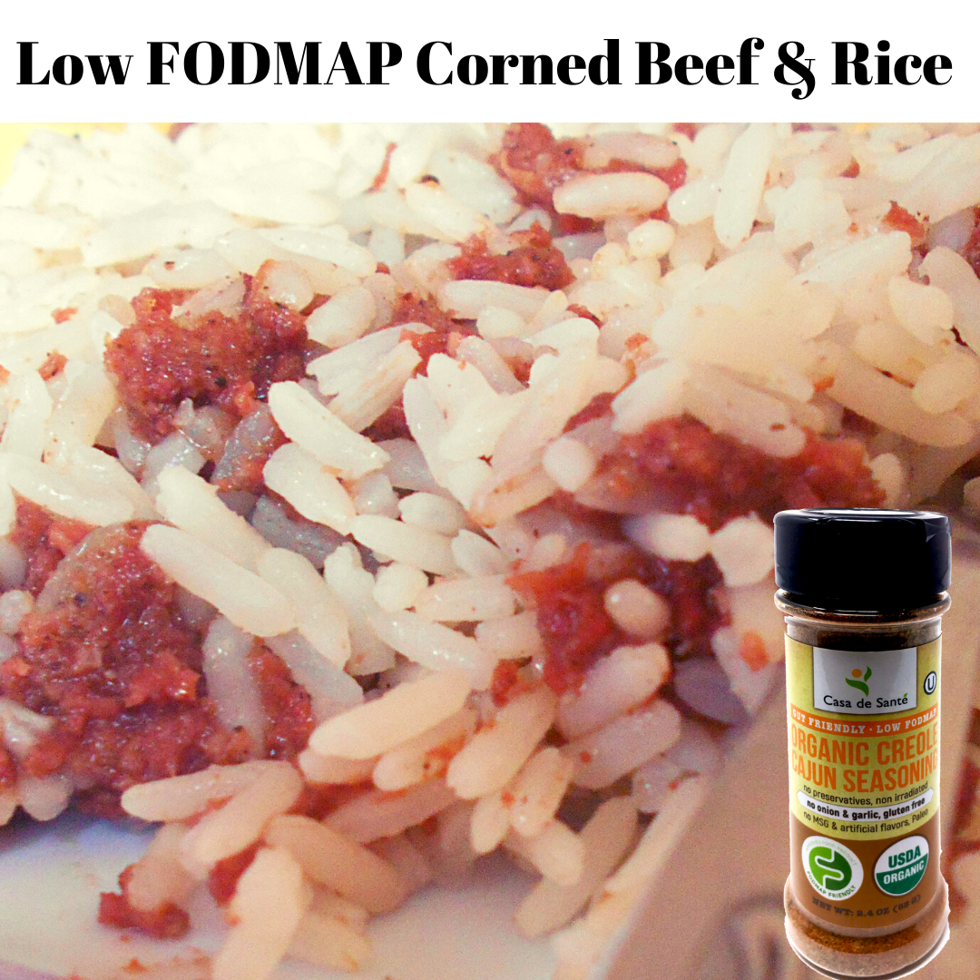 Low FODMAP Corned Beef & Rice