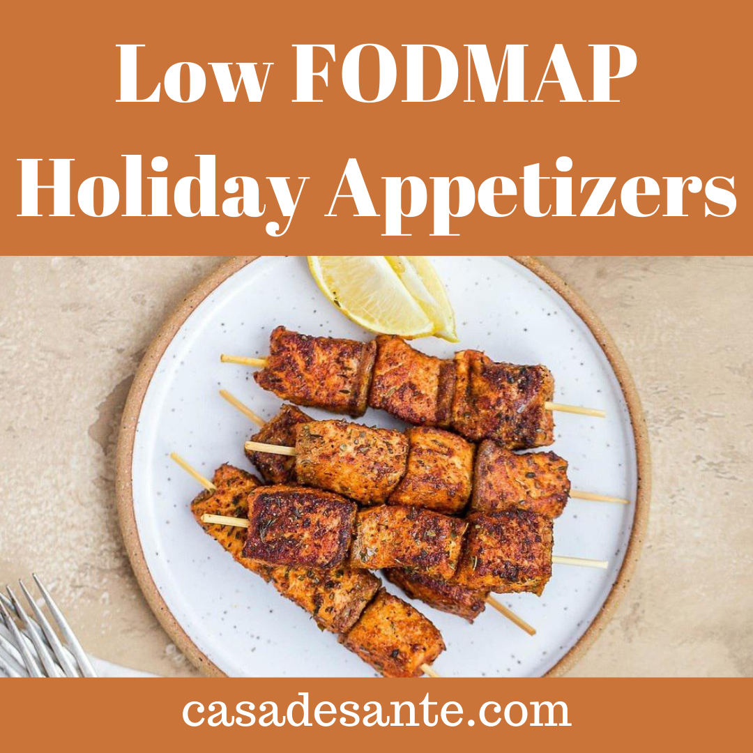 Low FODMAP Holiday Appetizers