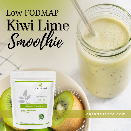 Low FODMAP Kiwi Lime Smoothie - A Delicious Way to Start Your Day!
