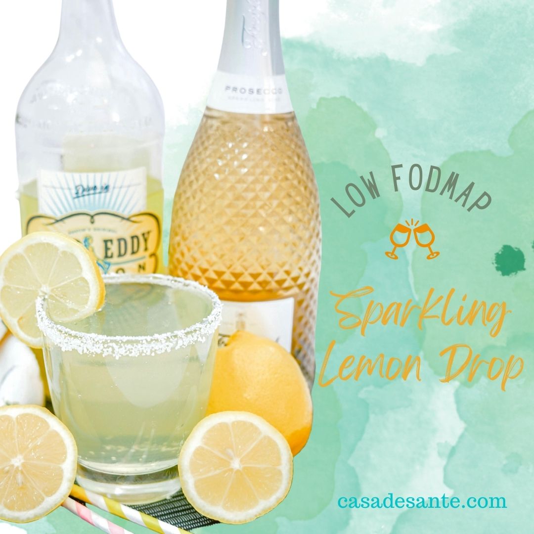Low FODMAP Sparkling Lemon Drop