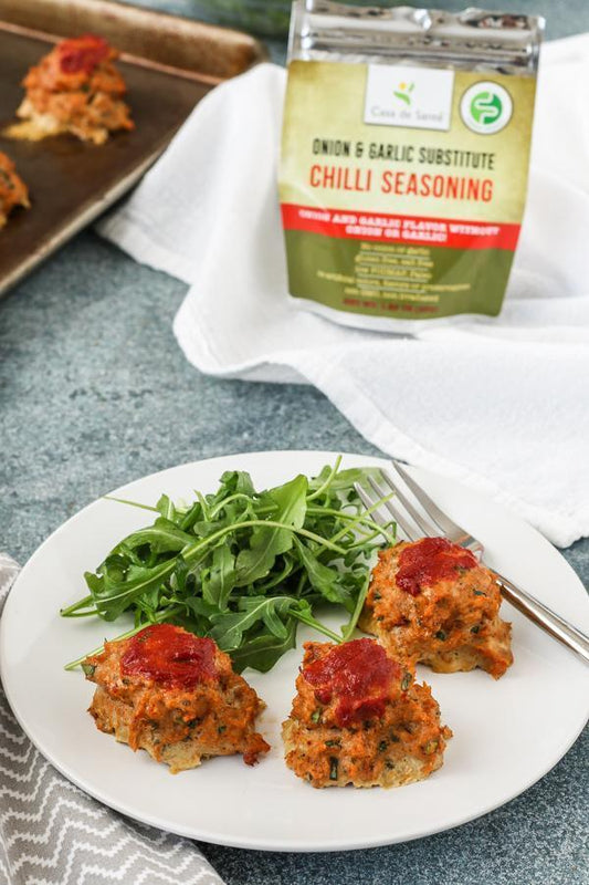 Low FODMAP Chilli Spiced Chicken Meatballs Recipe - casa de sante