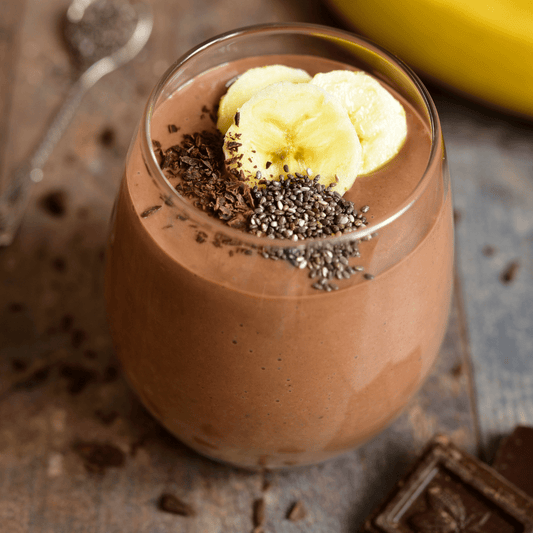 Low FODMAP Chocolate Chia Smoothie Bowl (Video) - casa de sante