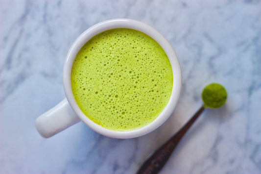 Low FODMAP Coconut Matcha Latte Recipe - casa de sante