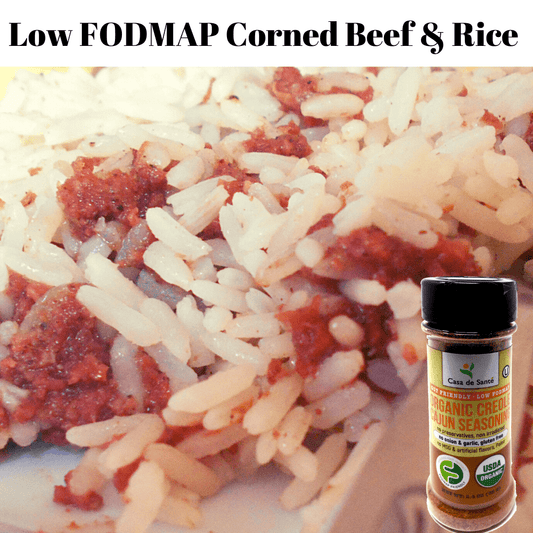 Low FODMAP Corned Beef & Rice - casa de sante