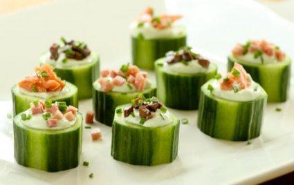 Low FODMAP Creamy Cucumber Chive Cups Recipe - casa de sante