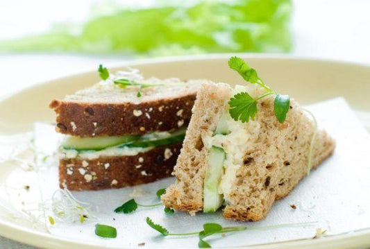 Low FODMAP Cucumber Egg Salad Sandwich Recipe - casa de sante