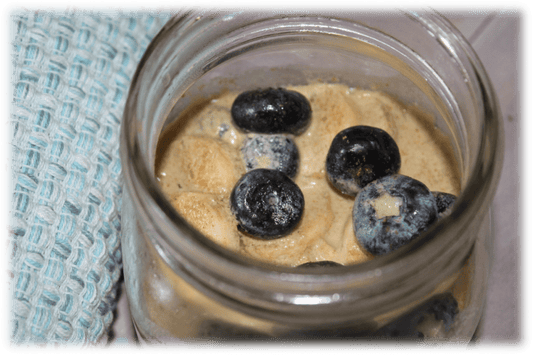 Low FODMAP Overnight Blueberry Banana Oatmeal Recipe - casa de sante