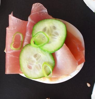 Low FODMAP Prosciutto Cucumber Hard-Boiled Eggs Recipe - casa de sante