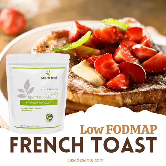 Low FODMAP Protein French Toast - casa de sante