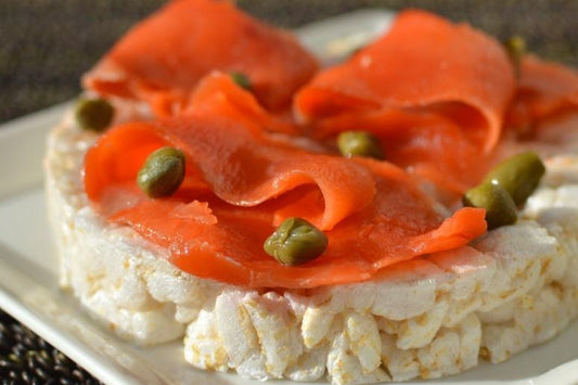 Low FODMAP Rice Cake Lox Recipe - casa de sante