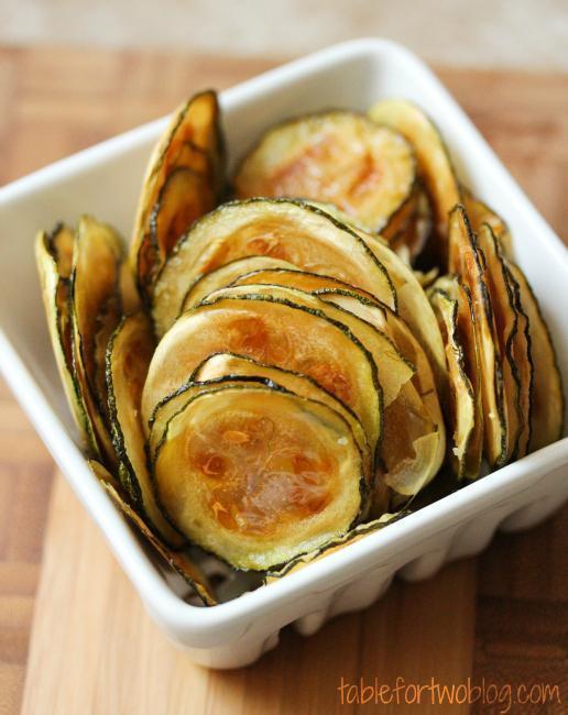 Low FODMAP Salt and Vinegar Baked Zucchini Chips Recipe - casa de sante