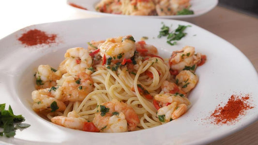 Low FODMAP Shrimp Pasta Arrabiata Recipe - casa de sante