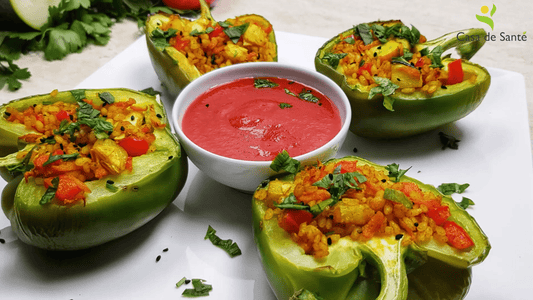 Low FODMAP Stuffed Peppers Recipe (Video) - casa de sante