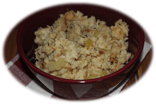 low FODMAP Thanksgiving Recipes - Lemon Herb Stuffing Recipe - casa de sante