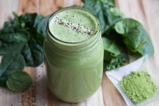 Low FODMAP Tropical Matcha Smoothie Recipe - casa de sante