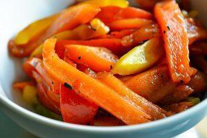 Low FODMAP Vinaigrette Roasted Bell Peppers Recipe - casa de sante