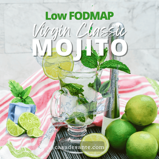 Low FODMAP Virgin Classic Mojito - casa de sante