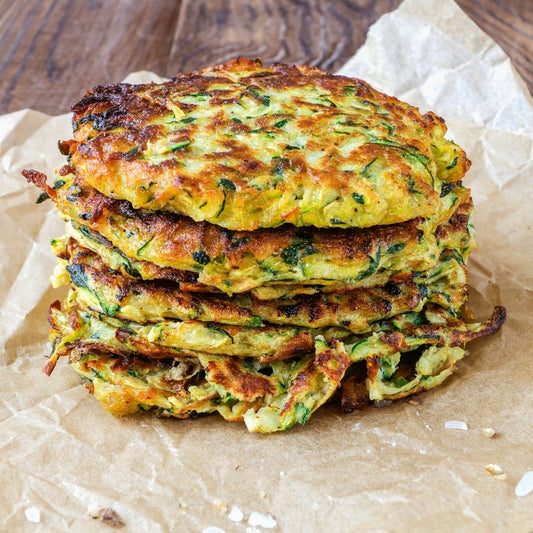 Low FODMAP Zucchini Fritters Recipe - casa de sante