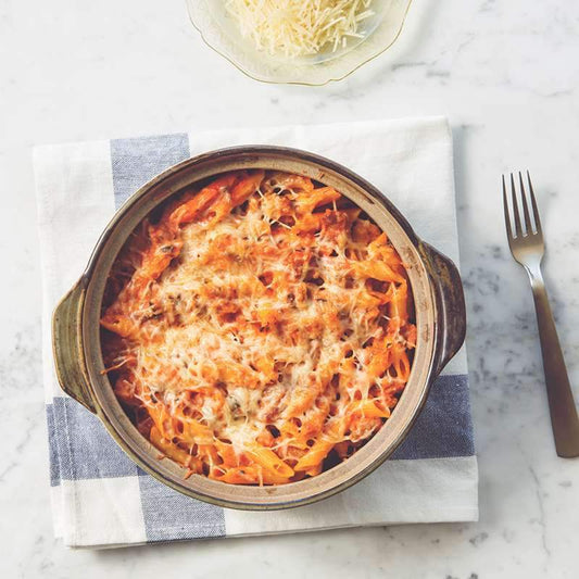 Mamma Mia! : Creamy Baked Penne with Italian Sausage - casa de sante