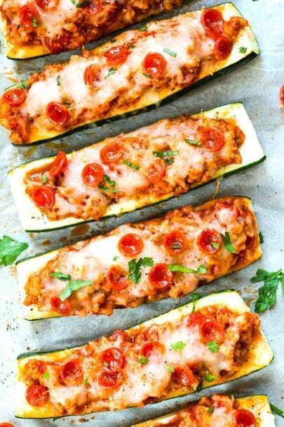 Zucchini Pizza Boats Recipe - casa de sante