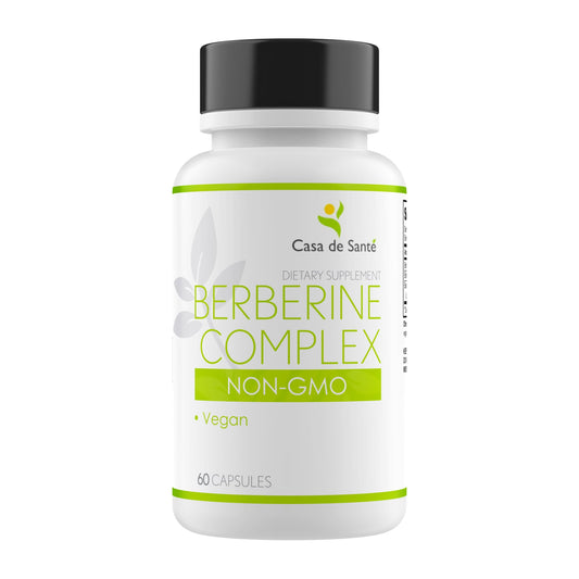 Berberine Complex - Berberine 1000mg Per Serving Plus Bitter Melon & Banaba Leaf Extract, Non-GMO Vegan, AMPK Metabolic Activator (Bitter Melon) - 60 Caps