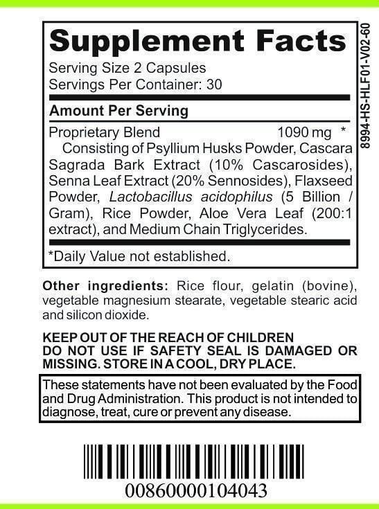 15 Day Colon Cleanse & Probiotic – Low FODMAP Certified Gut Friendly Gentle Herbal Vegan non-GMO Laxative, Gluten/Dairy/Soy Free - casa de sante