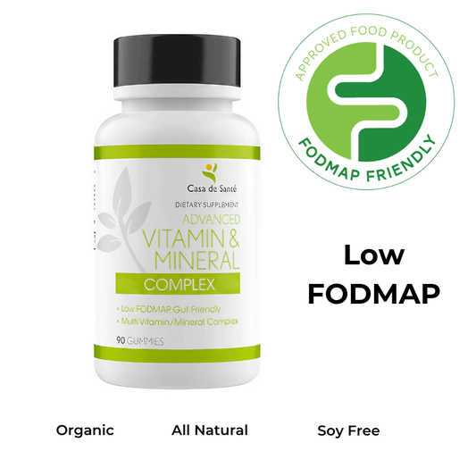 Low FODMAP Vitamin & Mineral Gummies for IBS, SIBO, IBD, Crohn's, Colitis & Malabsorption, Gut Friendly, No Bloating, Low FODMAP Certified
