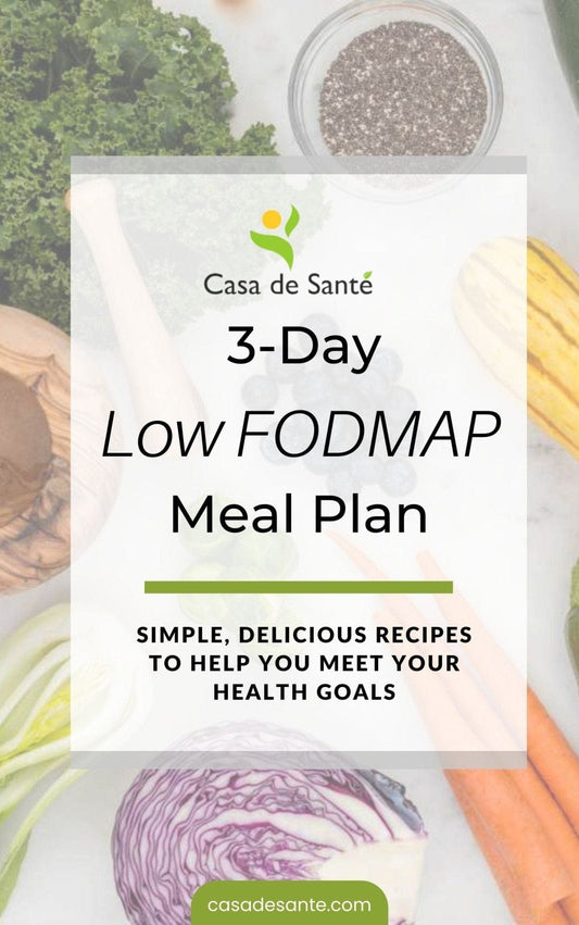 3-Day Low FODMAP Meal Plan - casa de sante