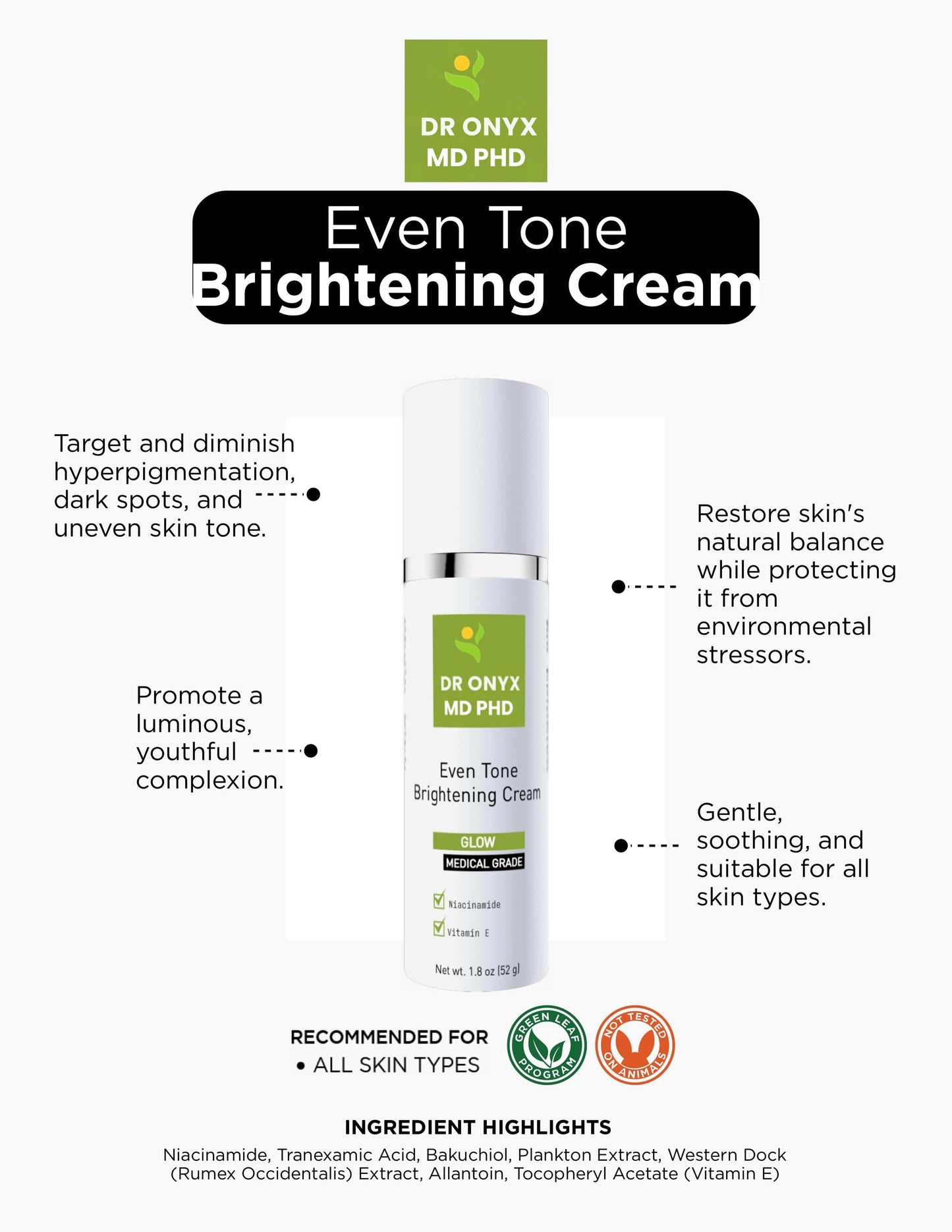 Clinical Dark Spot & Hyperpigmentation Corrector (MD PhD Formulated)