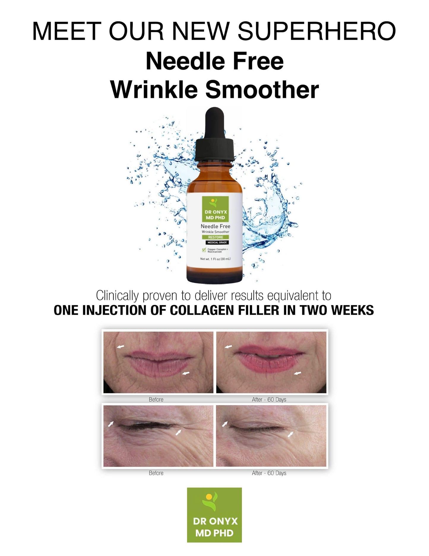Peptide Wrinkle Smoothing Serum (MD PhD Formulated)