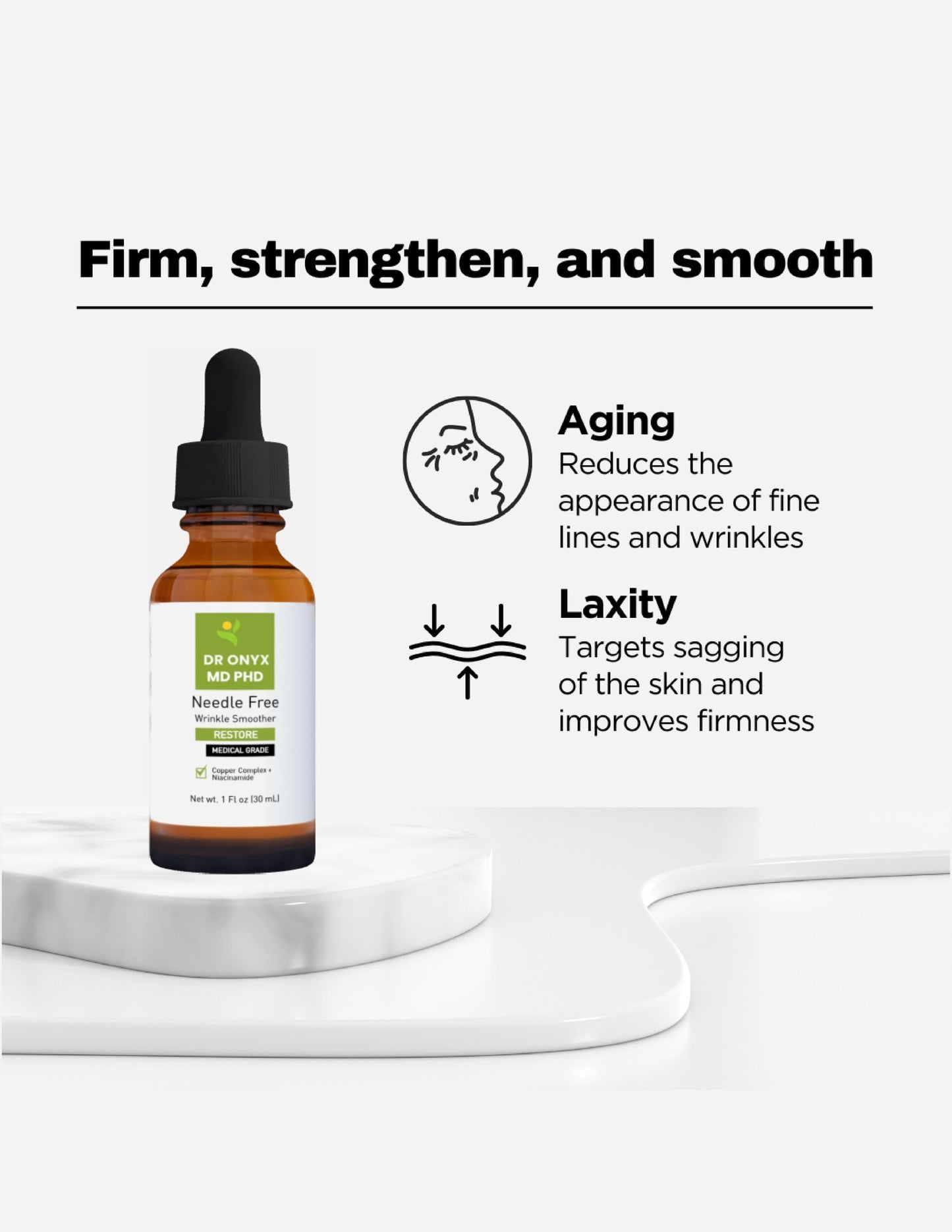 Peptide Wrinkle Smoothing Serum (MD PhD Formulated)
