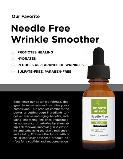 Needle-Free Wrinkle Smoother MD PhD Formulated