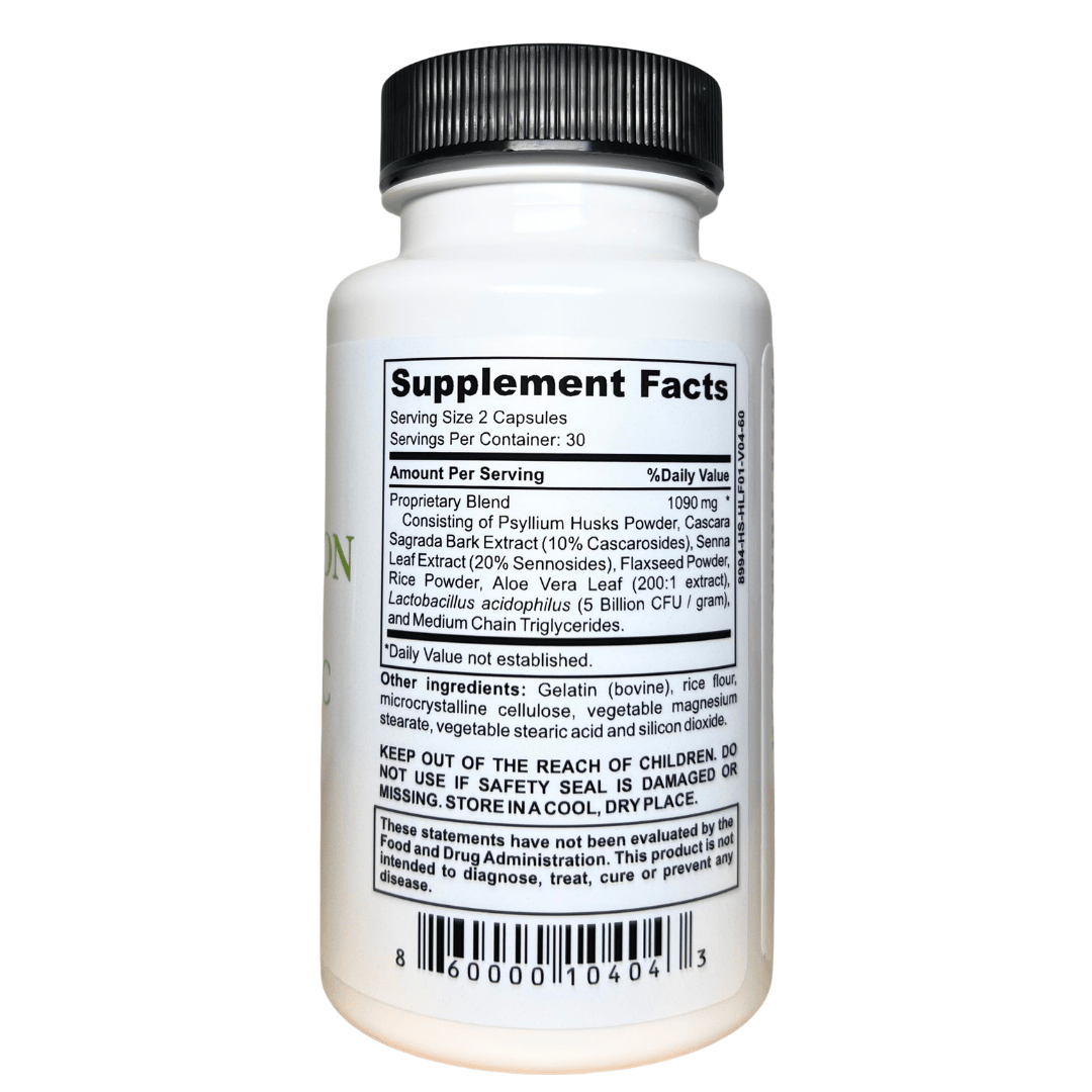 Herbal Laxative 15 Day Colon Cleanse Low FODMAP Gut Friendly Gentle Motility Support