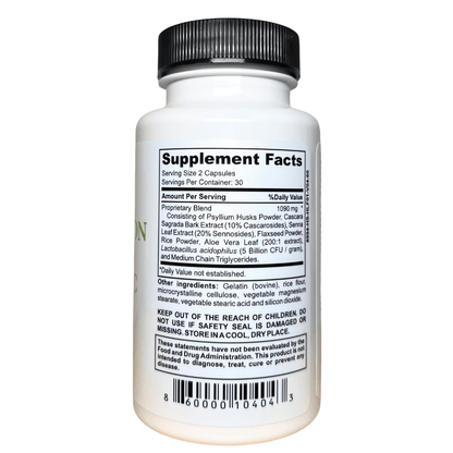Herbal Laxative 15 Day Colon Cleanse Low FODMAP Gut Friendly Gentle Motility Support
