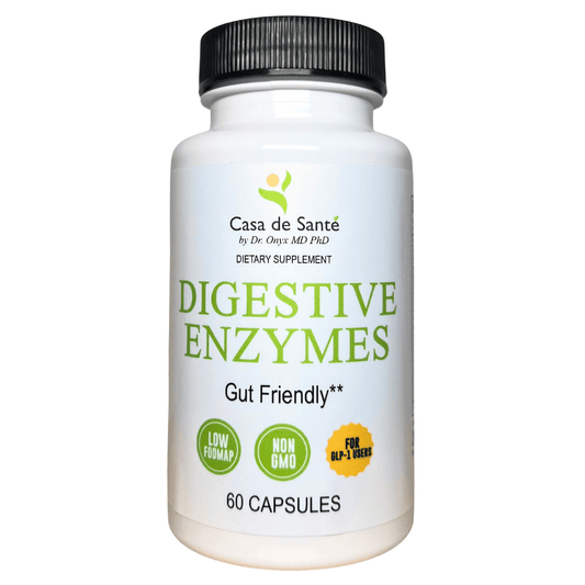 FODMAP Digestive Enzymes | Low FODMAP & GLP-1 Support for Heavy Meals & Bloating