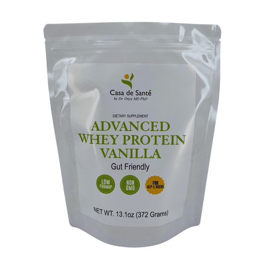 Elemental Whey WPI Protein Powder + Digestive Enzymes (Vanilla) | Low FODMAP & GLP-1 Gut-Gentle Muscle Support