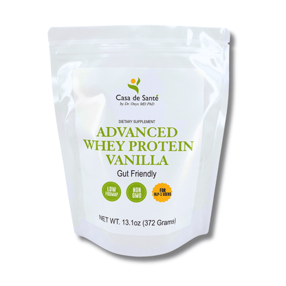 Elemental Whey WPI Protein Powder + Digestive Enzymes (Vanilla) | Low FODMAP & GLP-1 Gut-Gentle Muscle Support