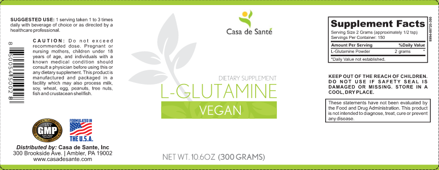 L-Glutamine Powder, Vegan - casa de sante